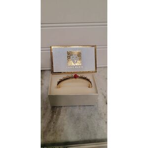 Anne Klein Gold-Tone Multi-Color Gemstone Bangle Bracelet NIB